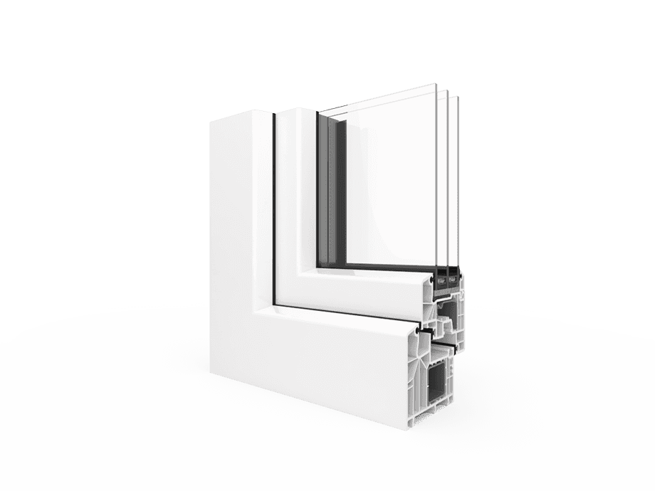 ALUPLAST IDEAL 4000 sarokmetszet