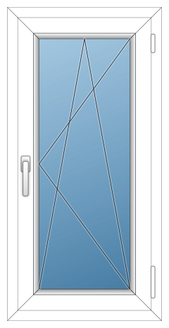 CanDo 80 3 rétegű üvegezéssel 580×1180 jobbos