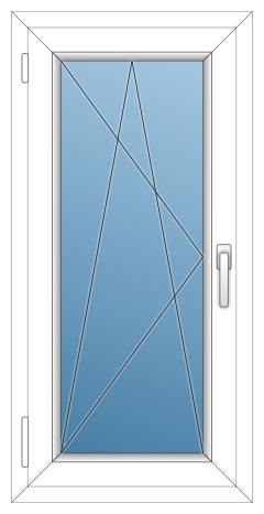 CanDo 80 3 rétegű üvegezéssel 580×1180 balos