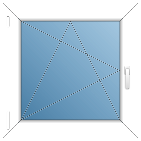 CanDo 80 3 rétegű üvegezéssel 880×880 balos